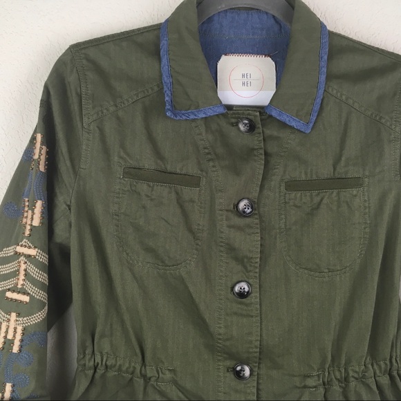 $25 TODAY ONLY! HeiHei Embellish Utility Jacket - Picture 5 of 8